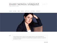 Tablet Screenshot of daisynovoavasquez.com